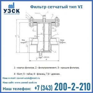 Фильтр сетчатый ФС по Т-ММ-11-2003 в Северодвинске